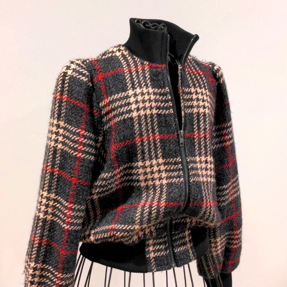 Express X negin mirsalehi Plaid Wool Coat/Jacket
